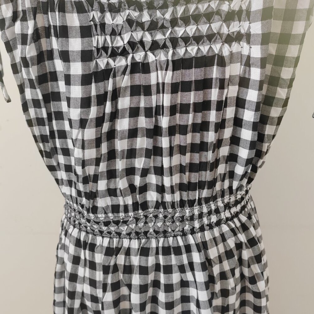 DOEN Leslie Dress in Marilyn Gingham - Picture 9 of 11